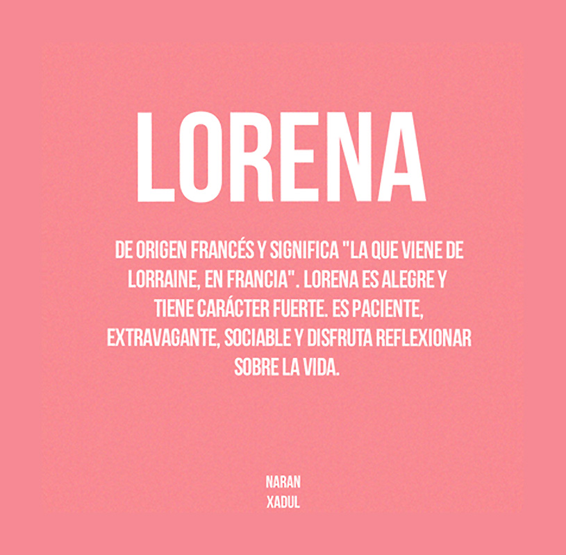 Significado de Lorena