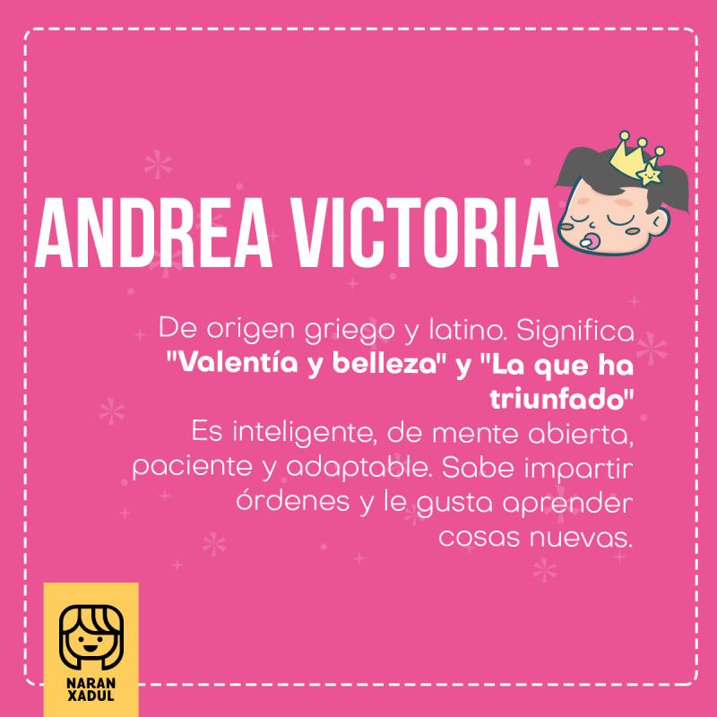 Significado de Andrea Victoria