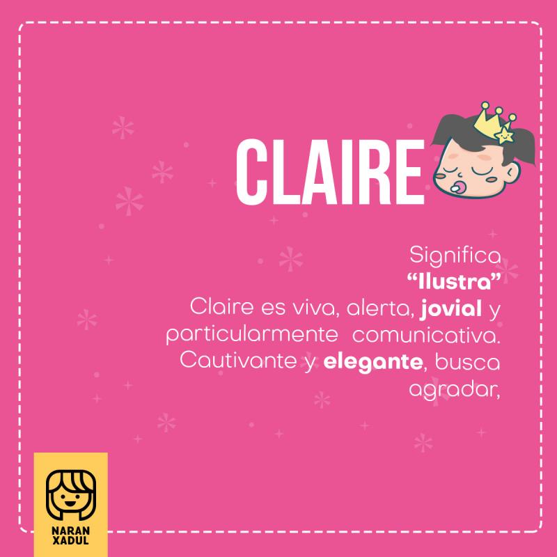 Significado de Claire