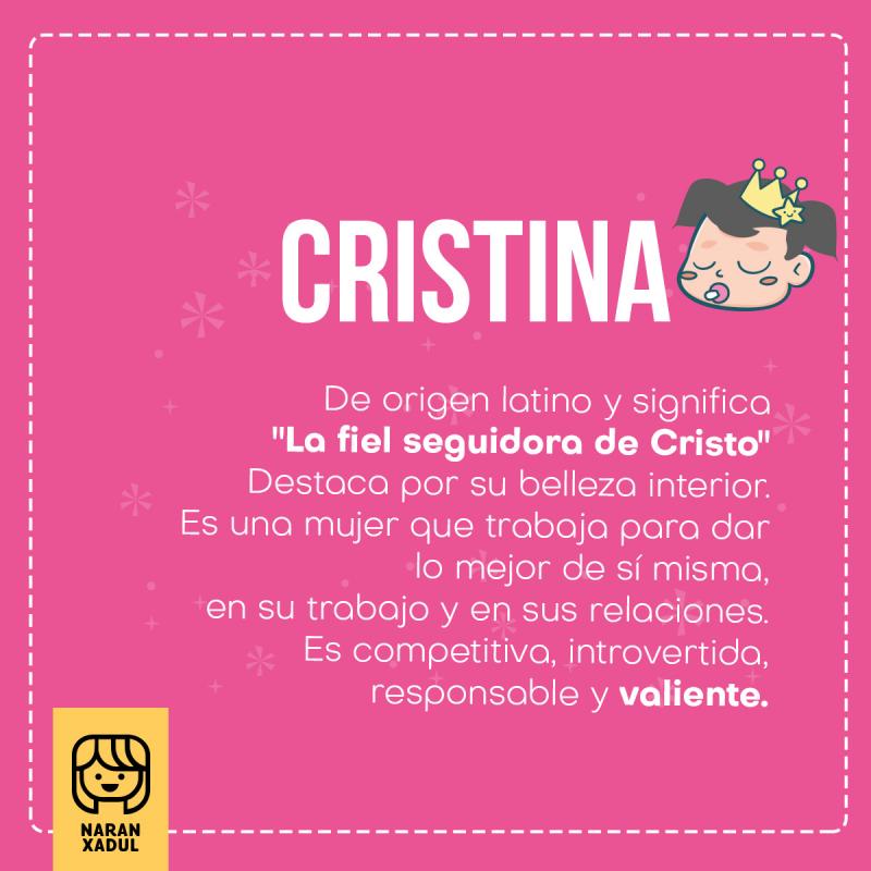 Significado de Cristina 