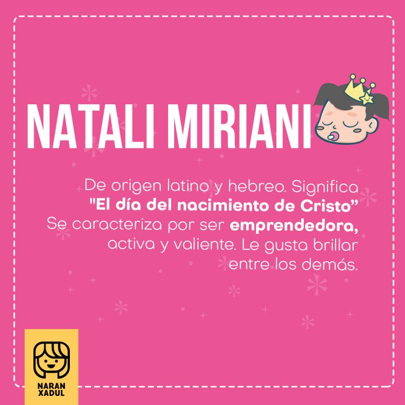 Significado de Natali Miriani