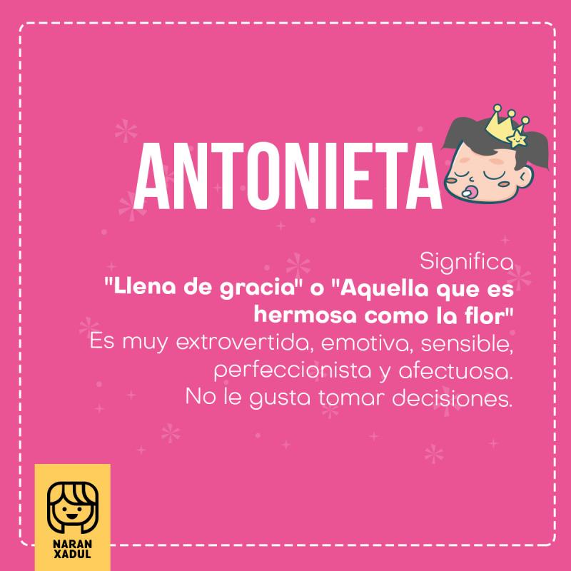 Significado de Antonieta