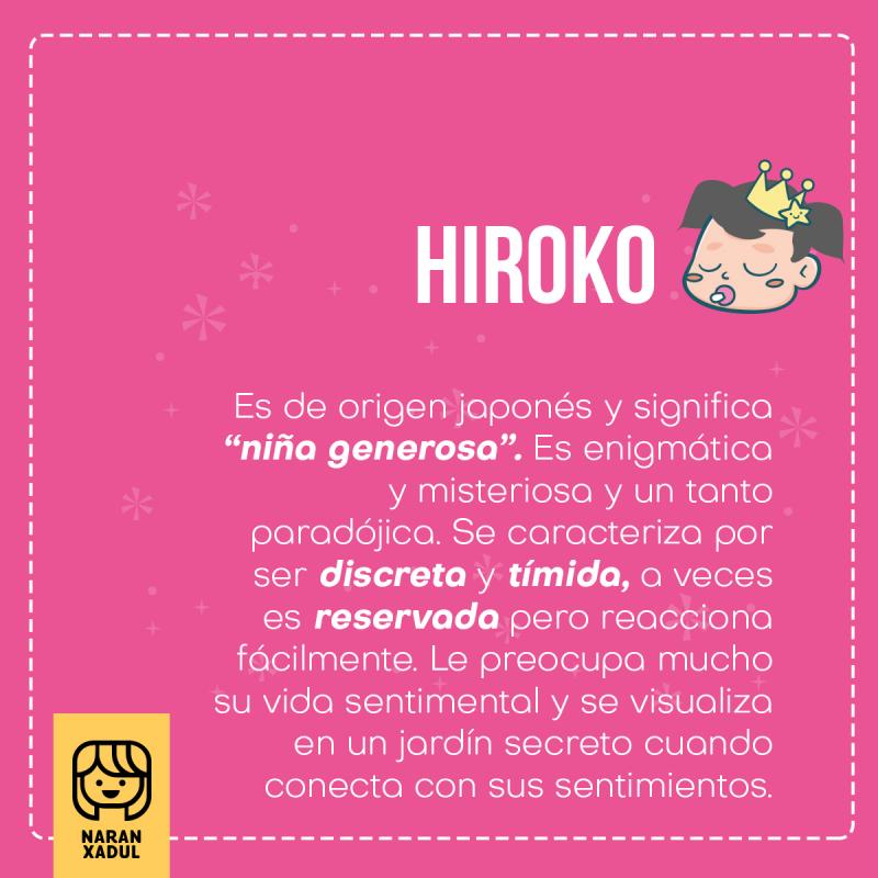 Significado de HIROKO