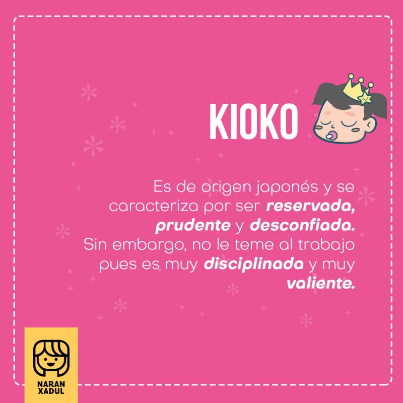 Significado de Kioko