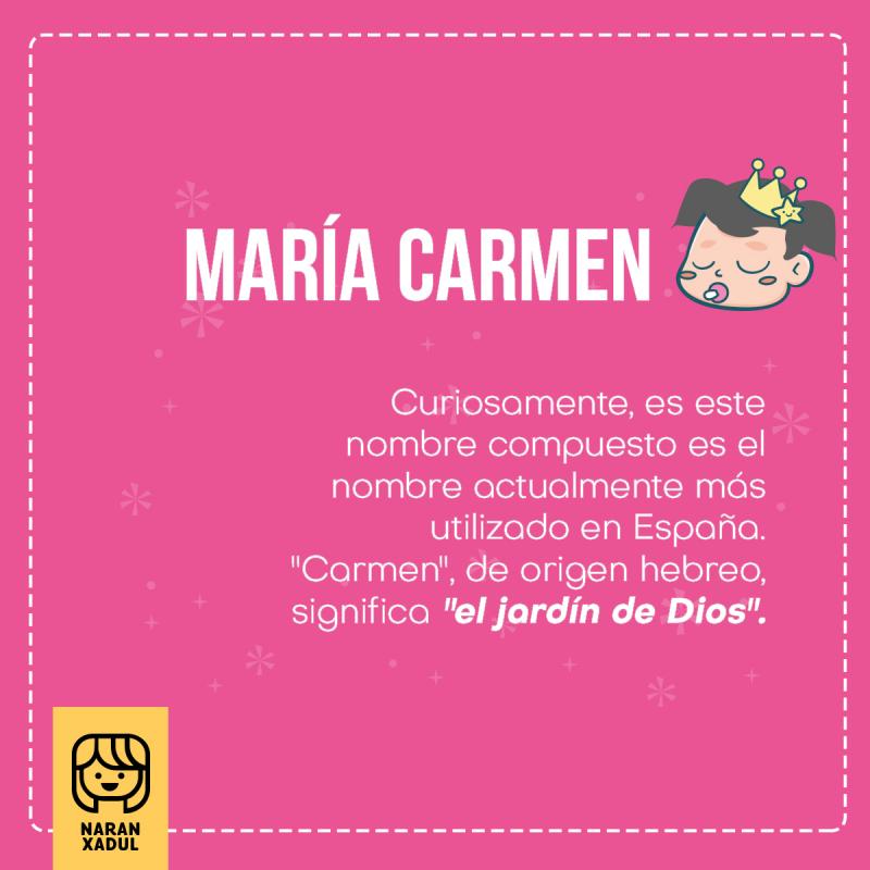 Significado de María Carmen