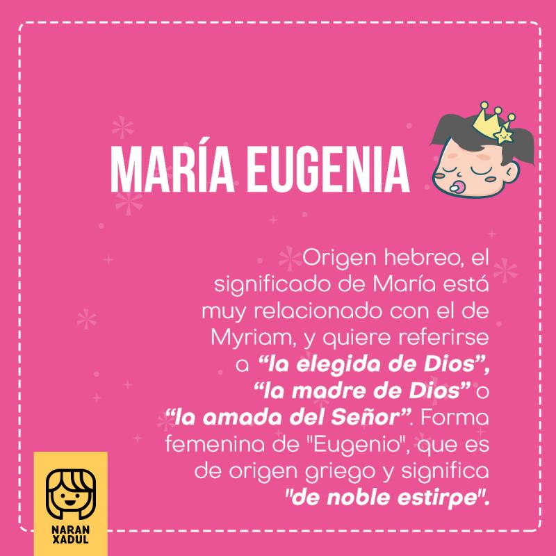 Significado de María Eugenia