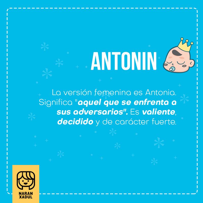 Significado de Antonin