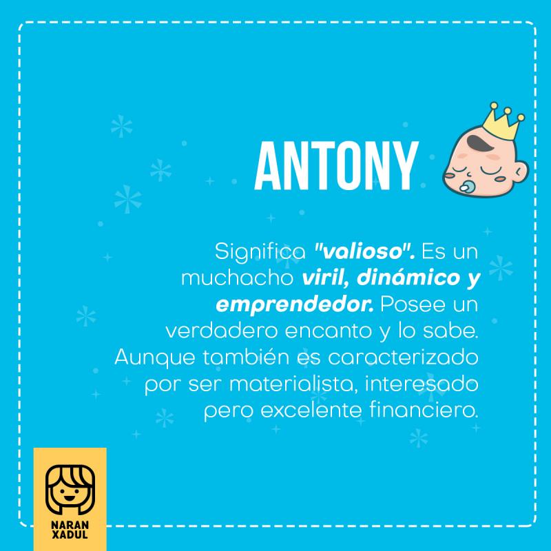 Significado de Antony