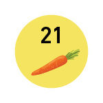 Semana 21: Tu bebé es del tamaño de una zanahoria
