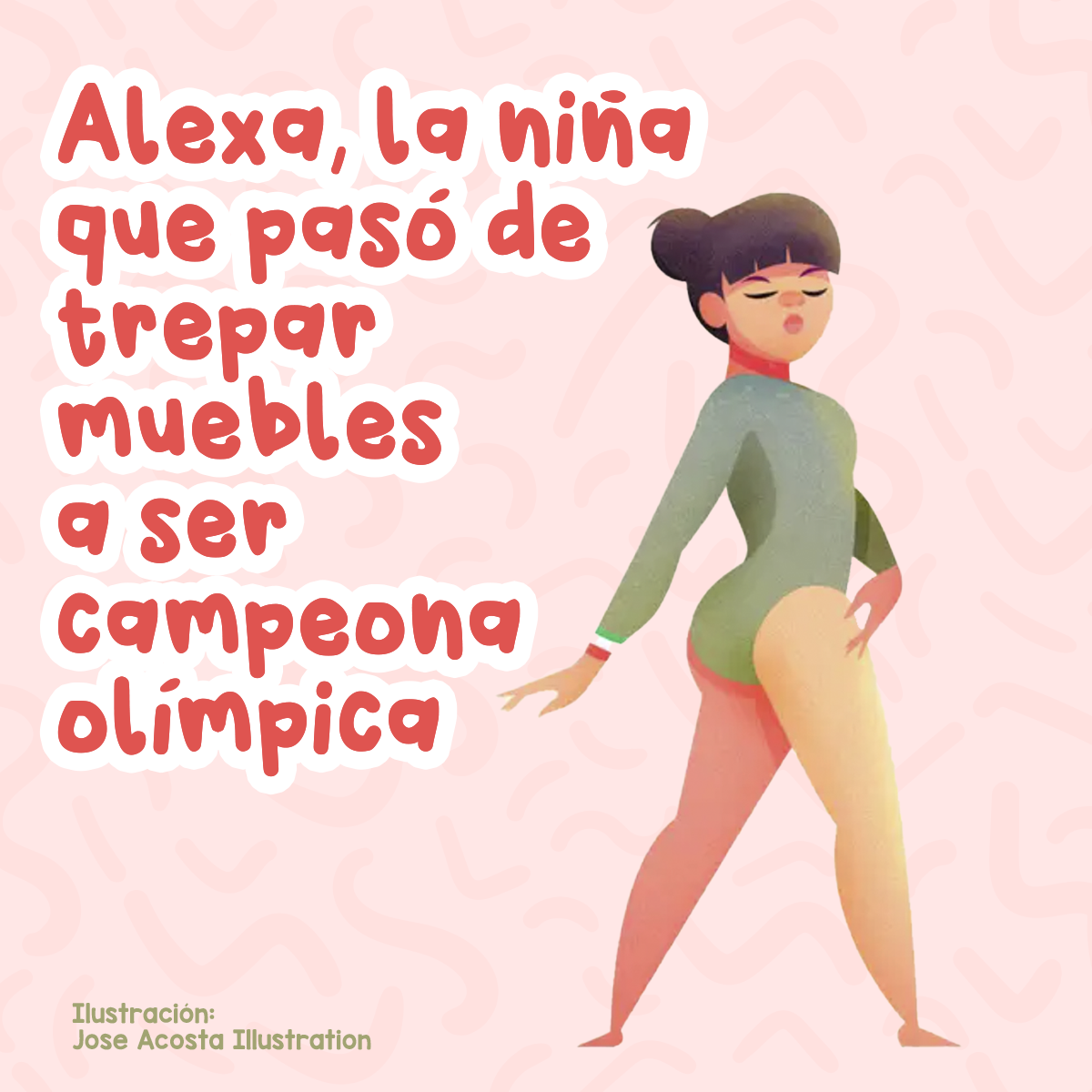 Alexa, la niña que pasó de trepar muebles  a ser campeona olímpica