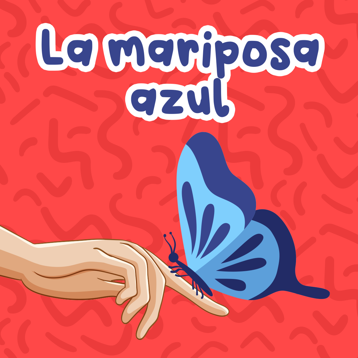La mariposa azul 