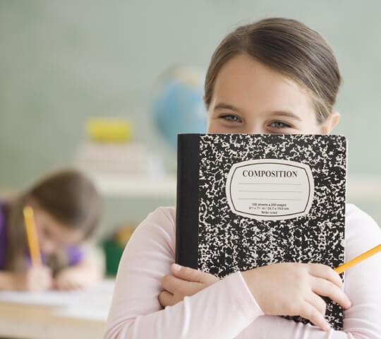 Cuaderno de dibujo para niños Infantil y Primaria. Libreta escolar