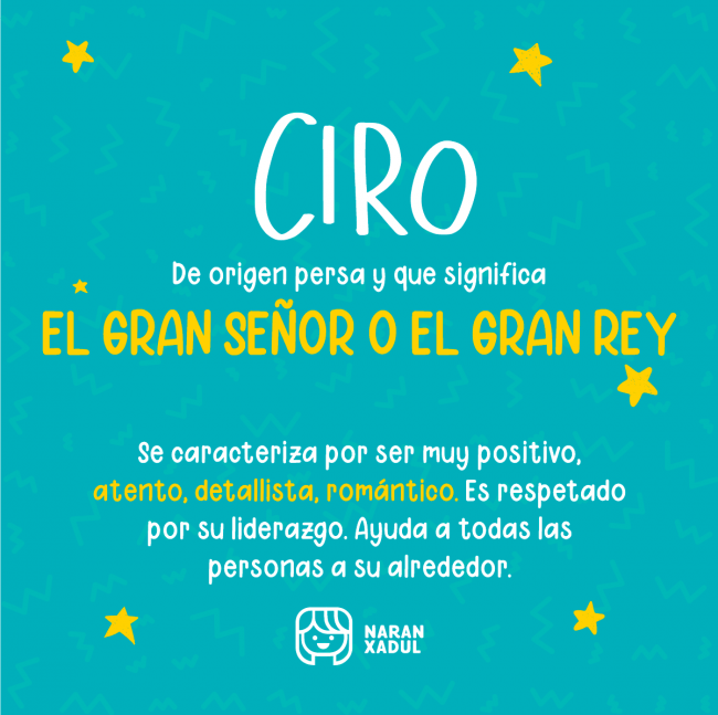 Significado del nombre Ciro