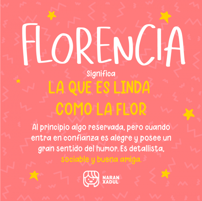 Significado Del Nombre Florencia