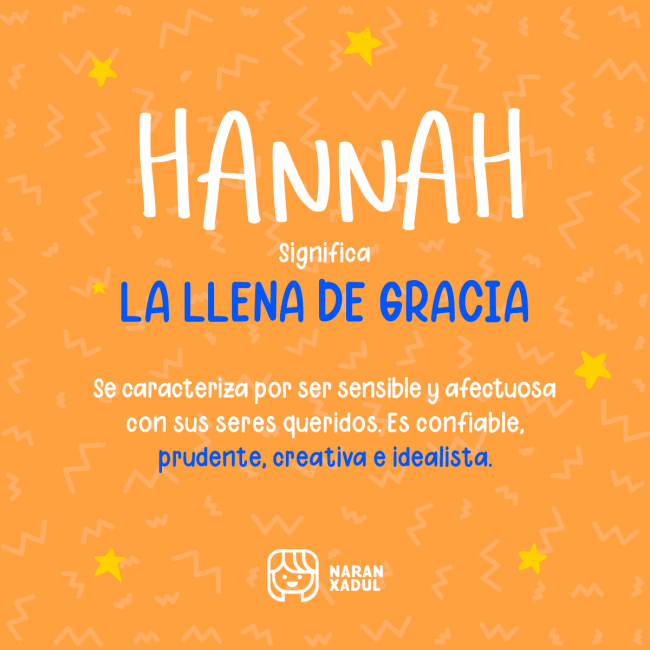 Significado del nombre Hannah