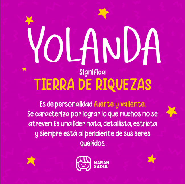 Significado Del Nombre Yolanda