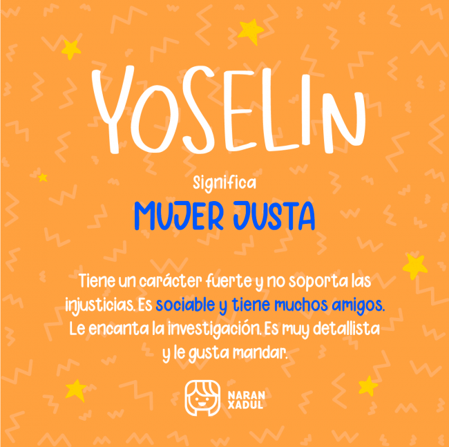 Significado del nombre Yoselin